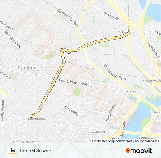91 Bus Line Map