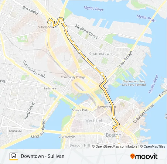 92 Bus Line Map