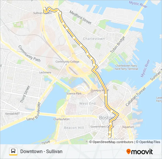 92 Bus Line Map