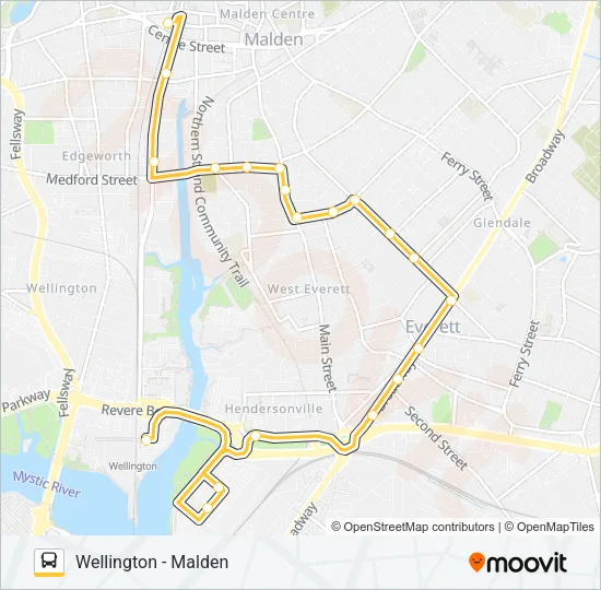 97 Bus Line Map