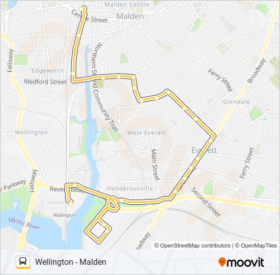 97 Bus Line Map