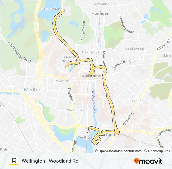 99 Bus Line Map