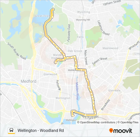 99 Bus Line Map