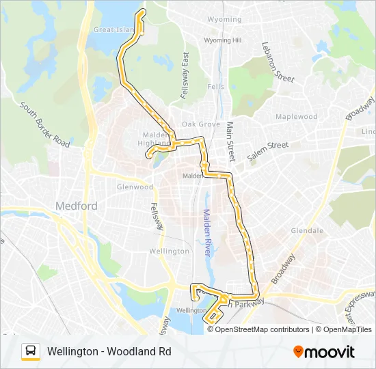 99 Bus Line Map