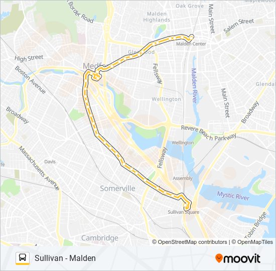 101 Bus Line Map