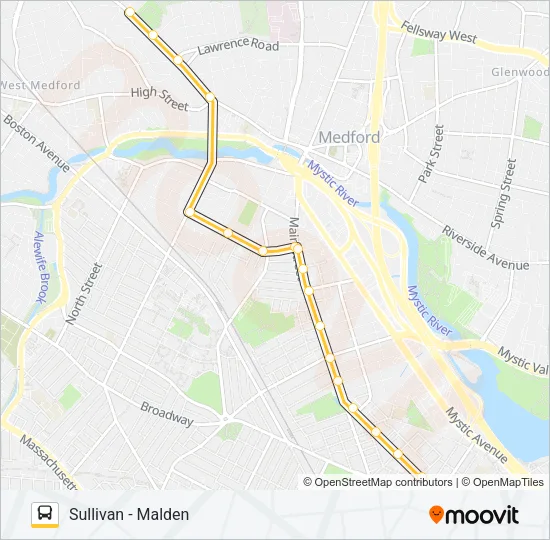 101 Bus Line Map