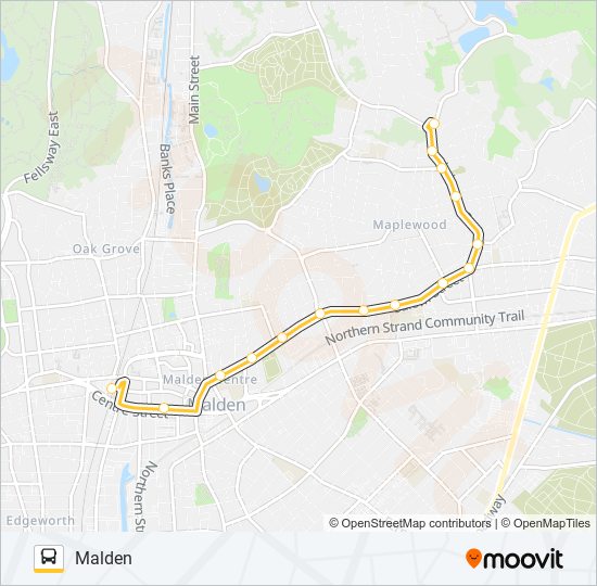 106 Bus Line Map