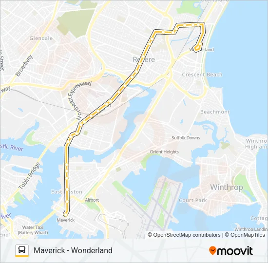 116 Bus Line Map