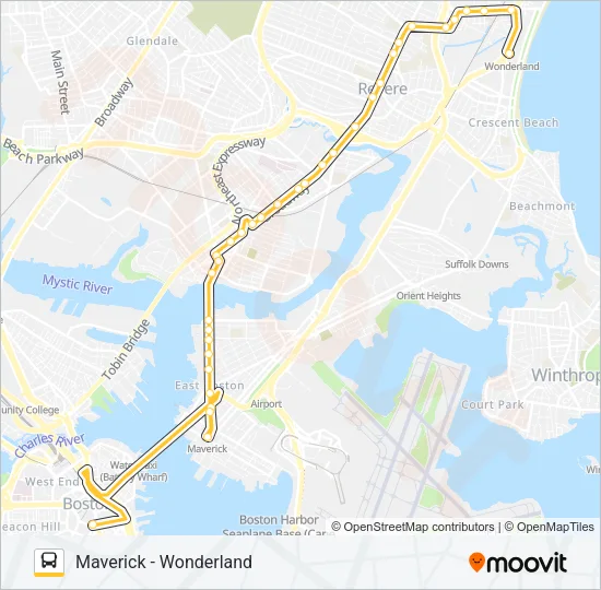 116 Bus Line Map