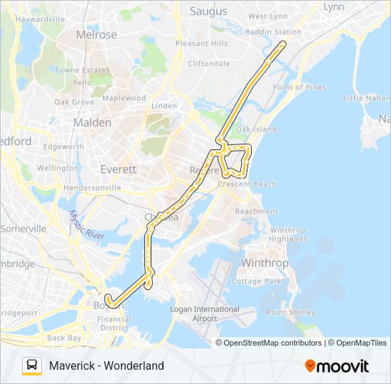 116 Bus Line Map