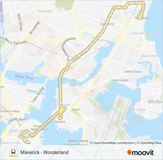 116 Bus Line Map