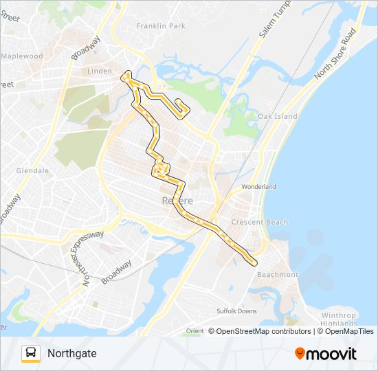 119 Bus Line Map