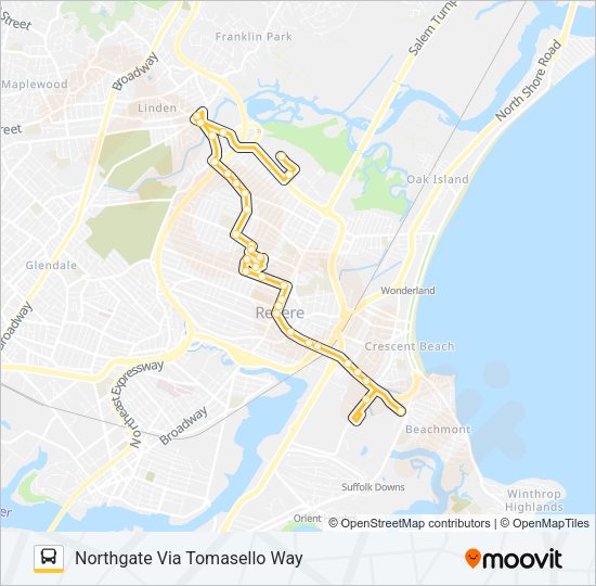 119 Bus Line Map