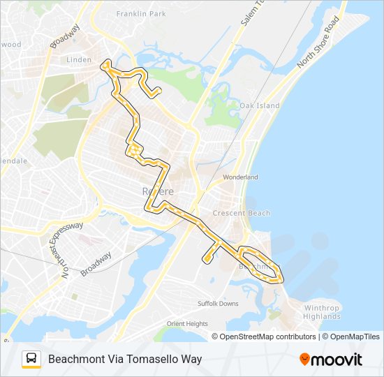 119 Bus Line Map