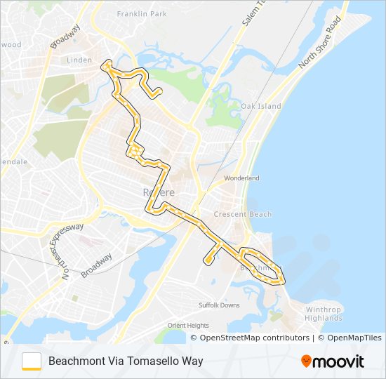 Mapa de 119 de autobús