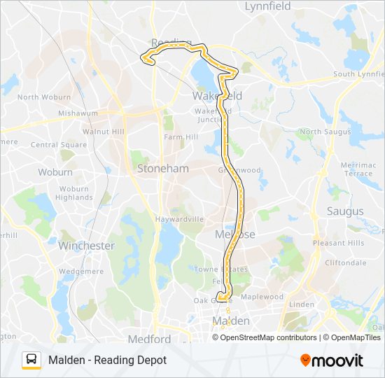 137 Bus Line Map