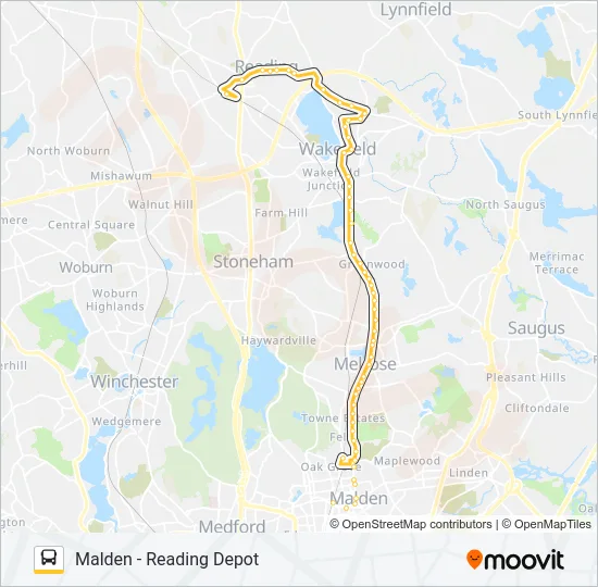 137 Bus Line Map
