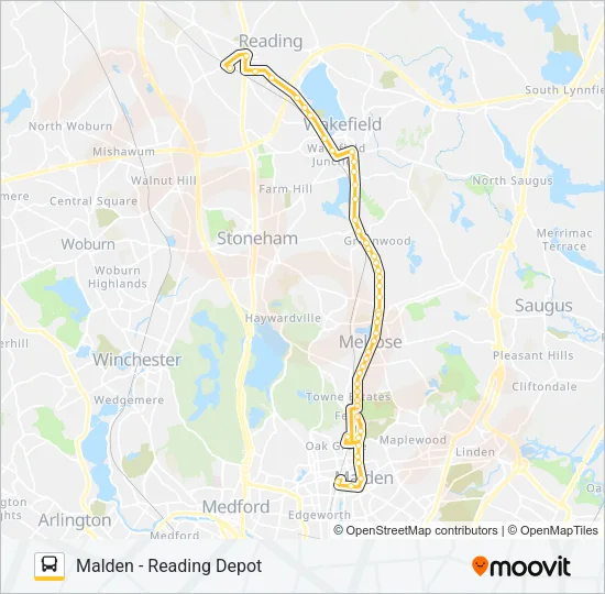 137 Bus Line Map