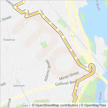 202 Bus Line Map