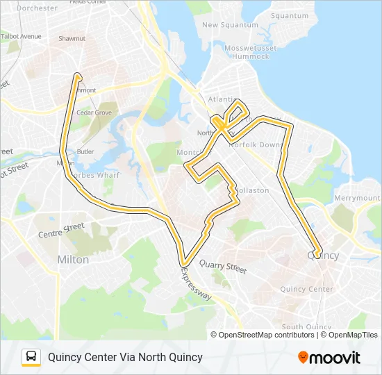 217 Bus Line Map