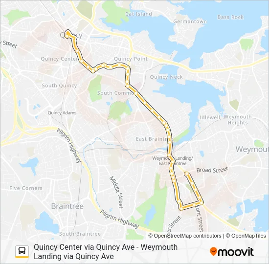 225 Bus Line Map