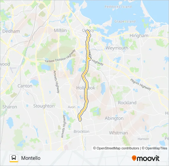 230 Bus Line Map