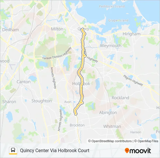 230 Bus Line Map