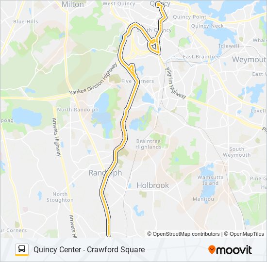 238 Bus Line Map