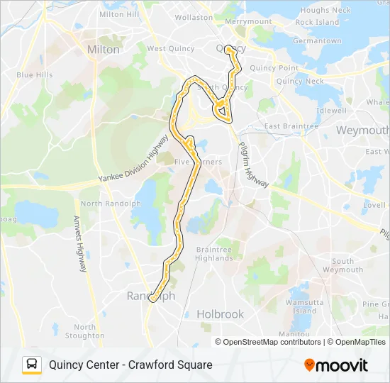 238 Bus Line Map