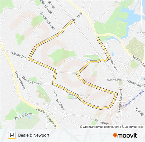 Mapa de 245 de autobús