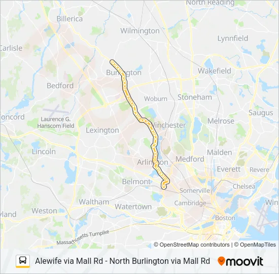350 Bus Line Map