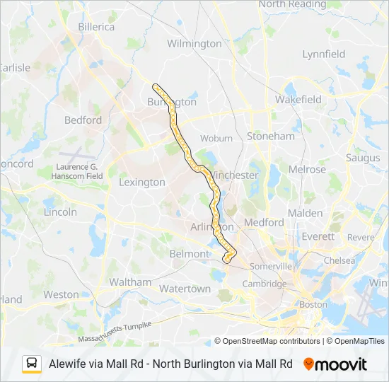 350 Bus Line Map