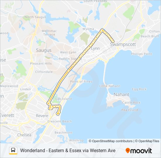 424 Bus Line Map