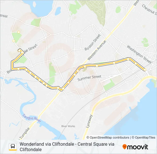 426 Bus Line Map