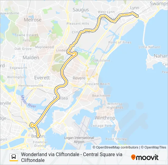 426 Bus Line Map