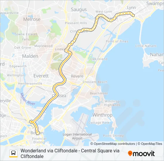 426 Bus Line Map