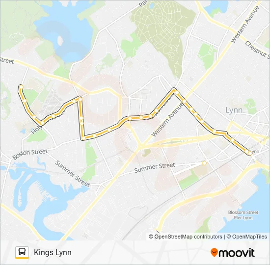 429 Bus Line Map