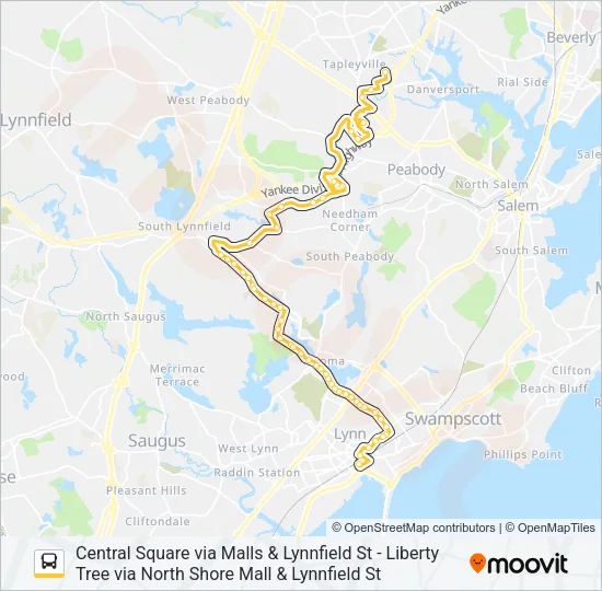 436 Bus Line Map