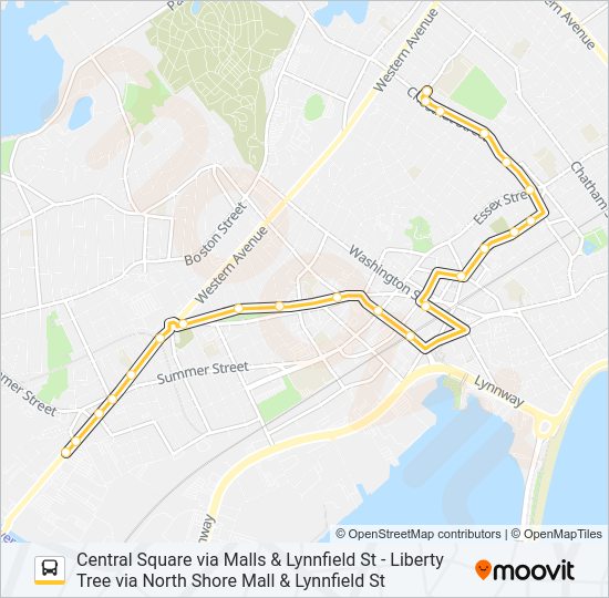 436 Bus Line Map