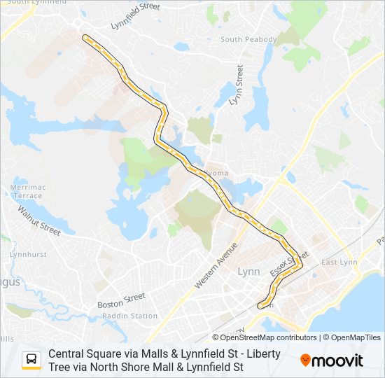 436 Bus Line Map