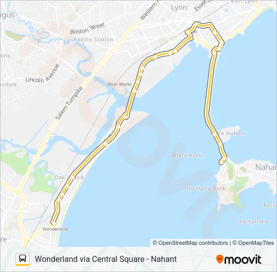 439 Bus Line Map