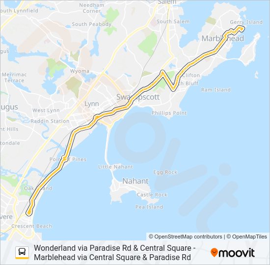 441 Bus Line Map