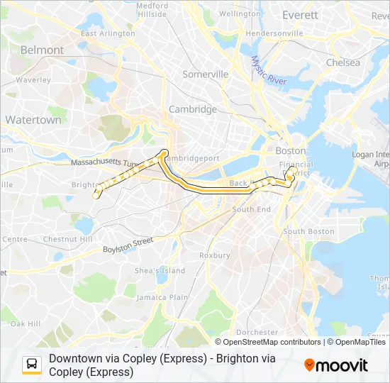 501 Bus Line Map