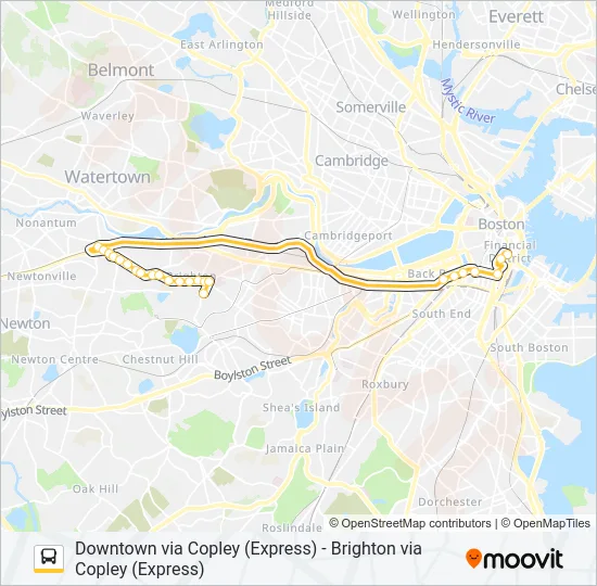 501 Bus Line Map