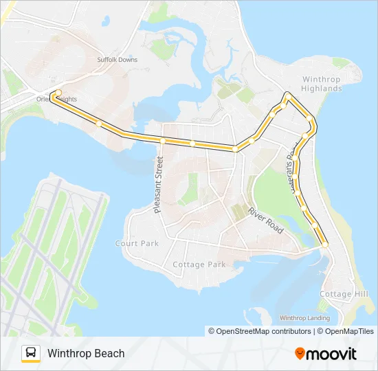 712 Bus Line Map