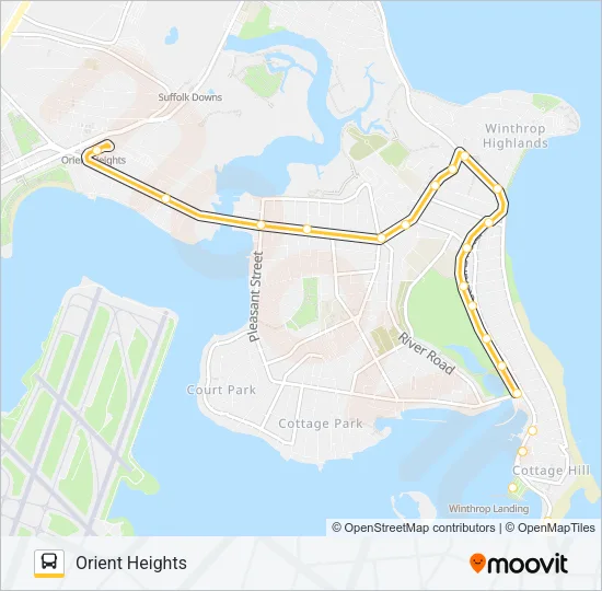 712 Bus Line Map