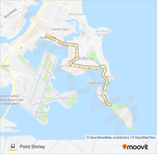 713 Bus Line Map