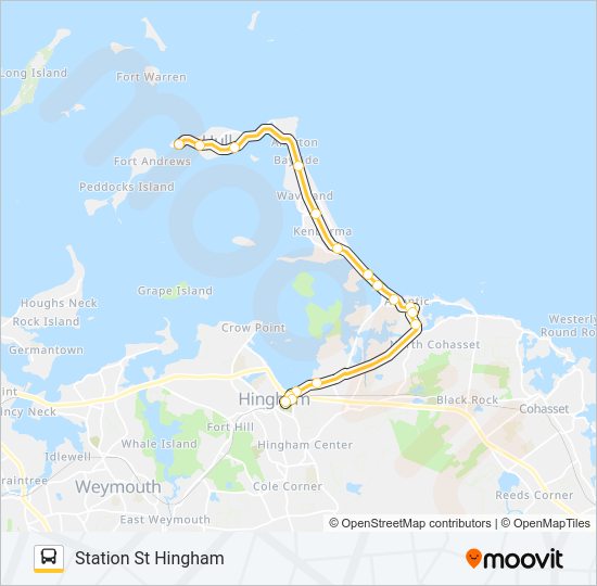 714 Bus Line Map