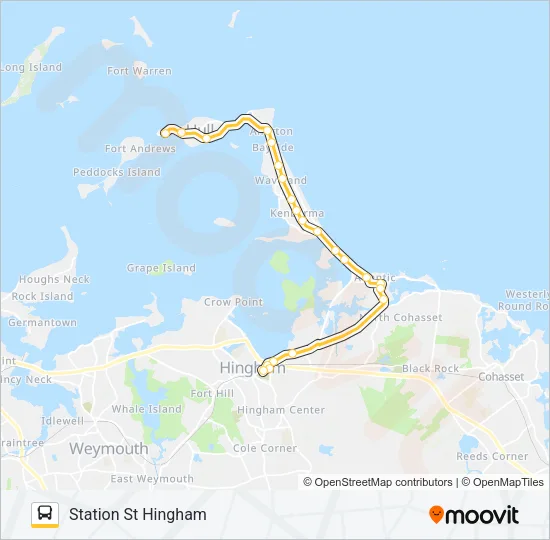 714 Bus Line Map