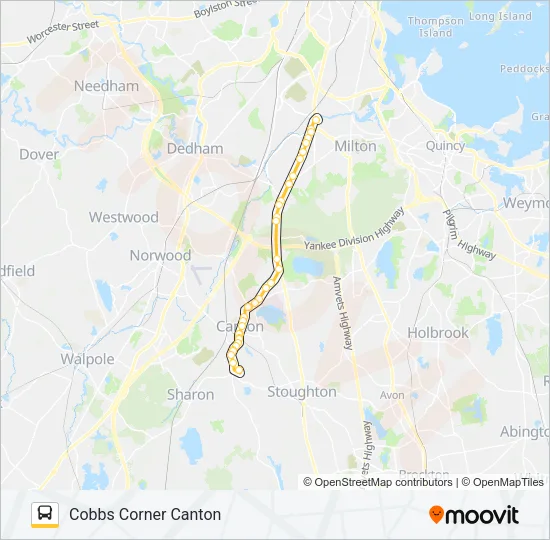 716 Bus Line Map